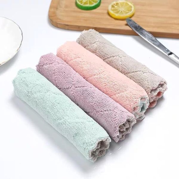 Sét 10 khăn lau đa năng 2 mặt siêu thấm