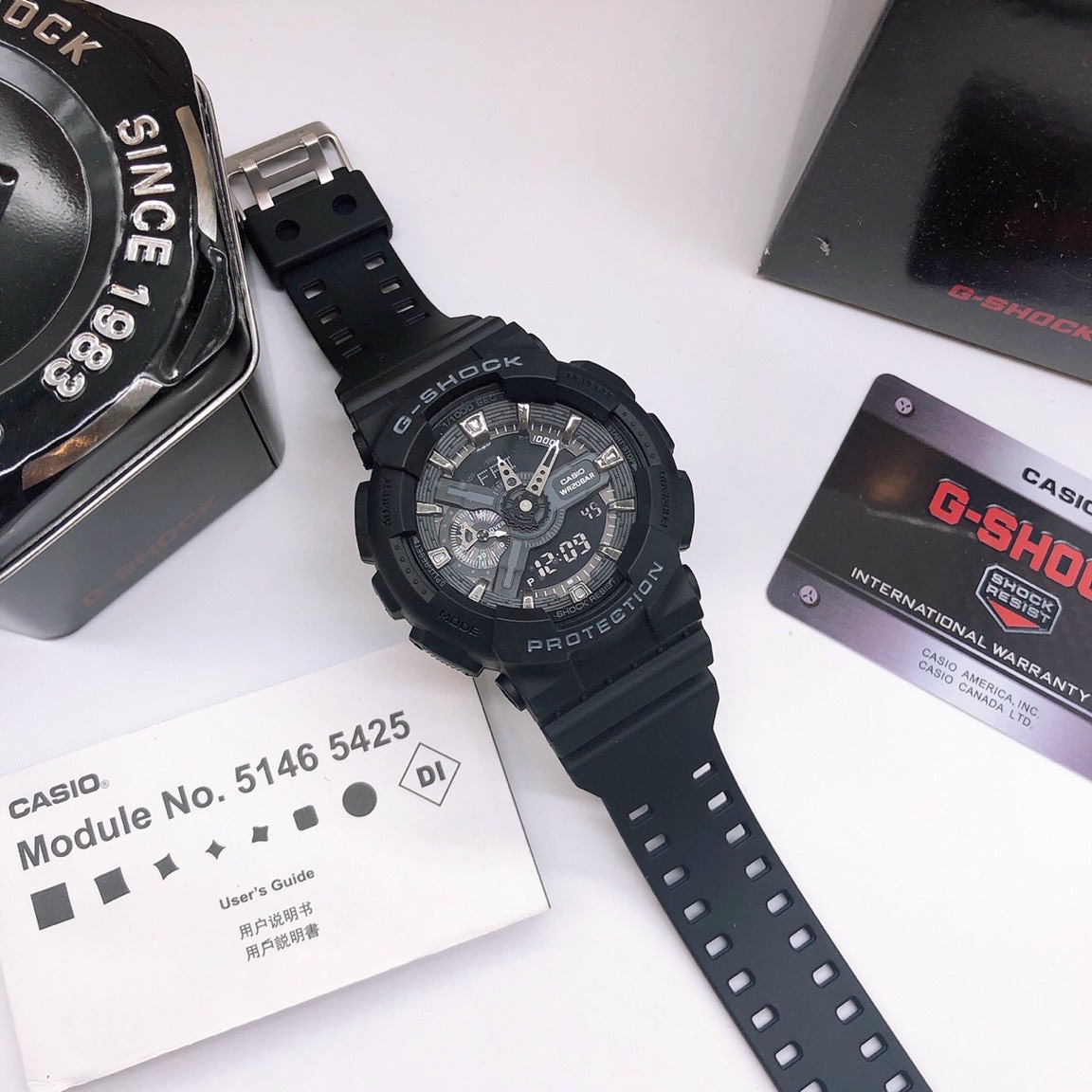 Đồng Hồ Thể Thao Unisex G-SHOCK GA-110 Đen