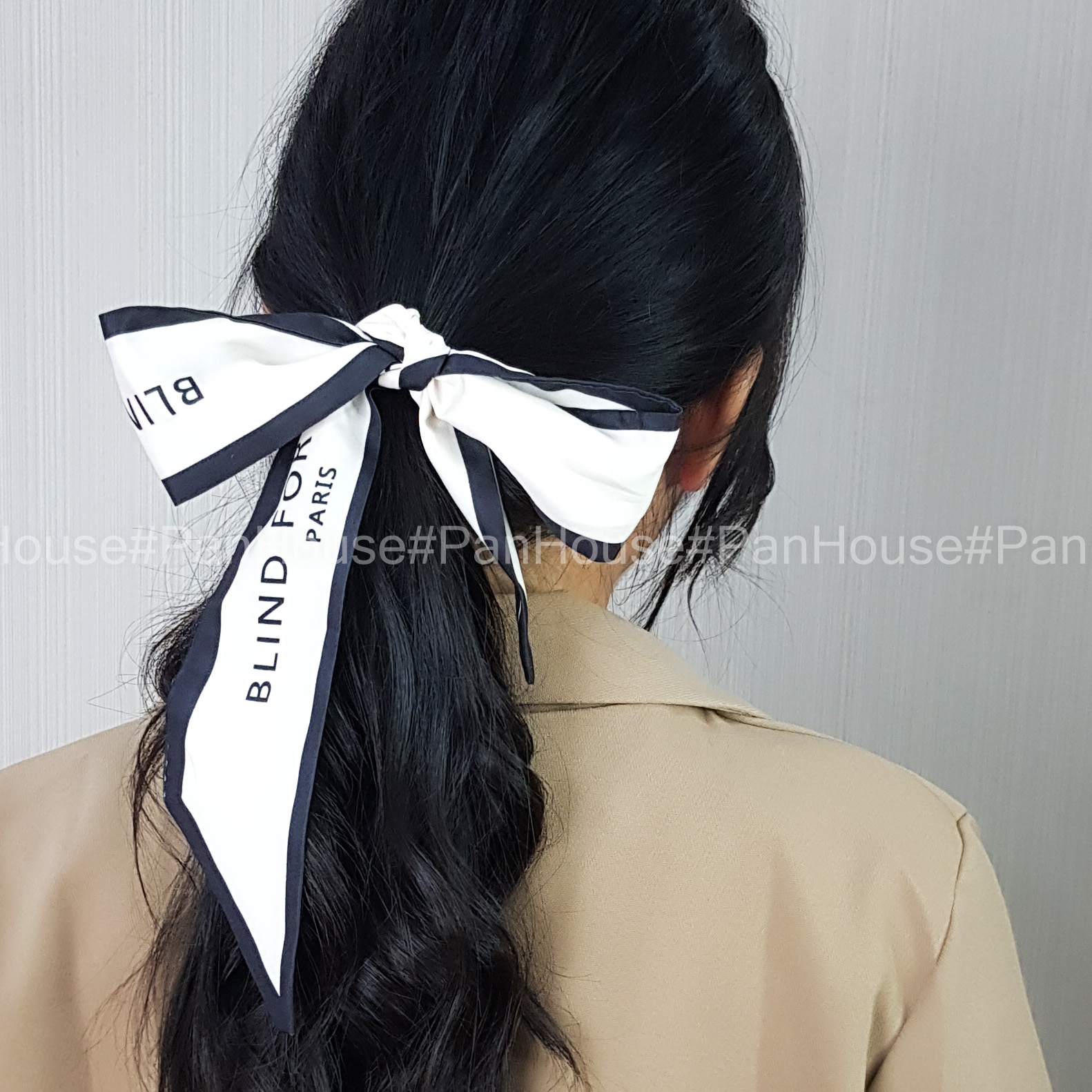 Khăn lụa buộc tóc, băng đô phong cách Retro thanh lịch