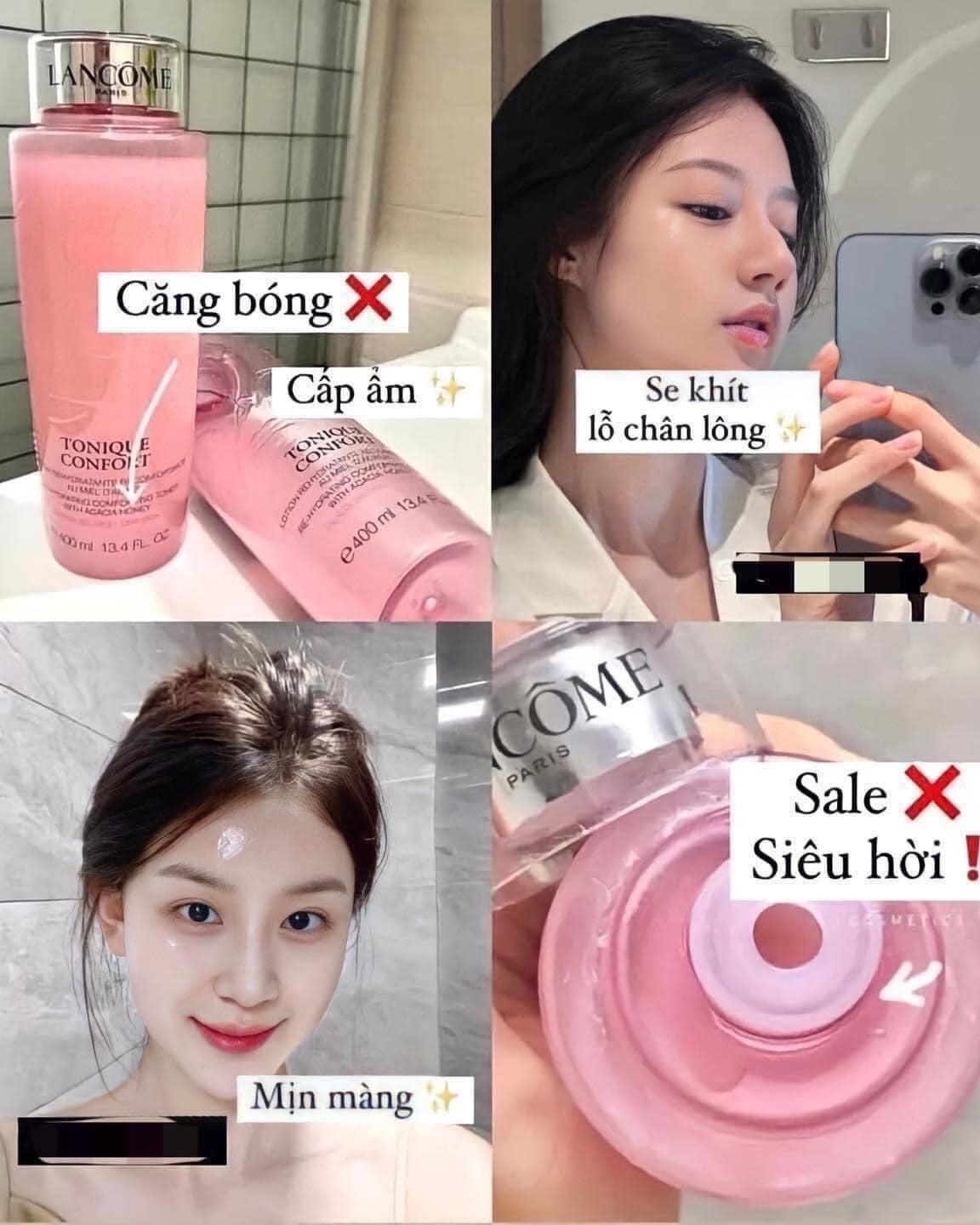 [CHÍNH HÃNG] NƯỚC HOA HỒNG TONER LANCOME 50ML