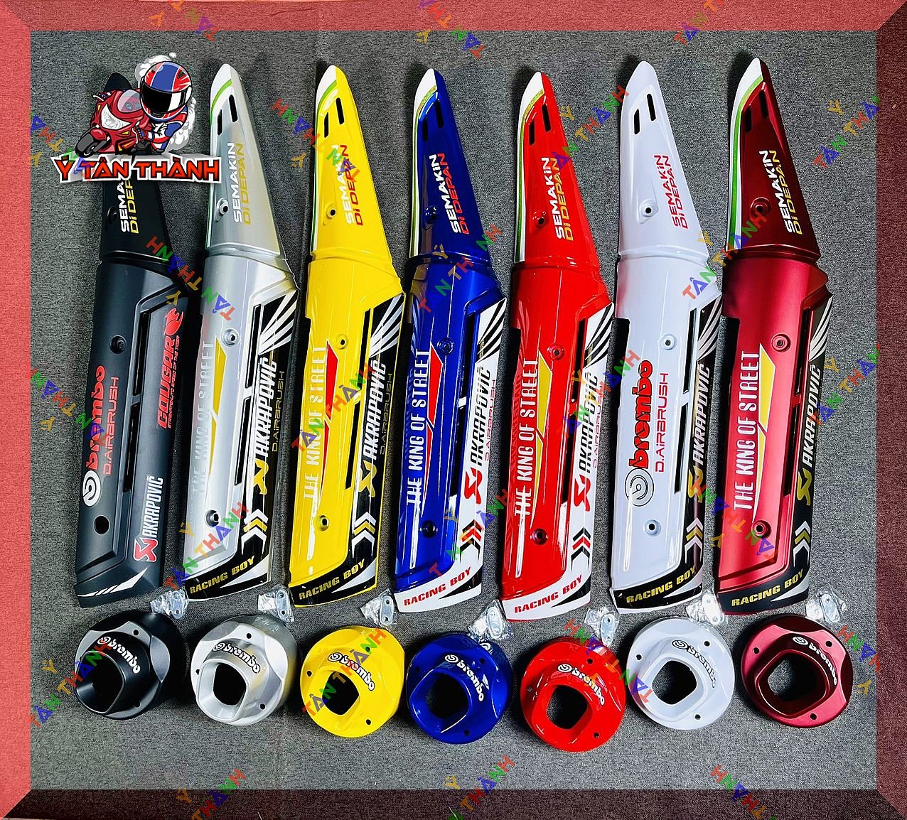 Bộ Ốp pô Tfx sơn tem cho exciter 150 MS 24