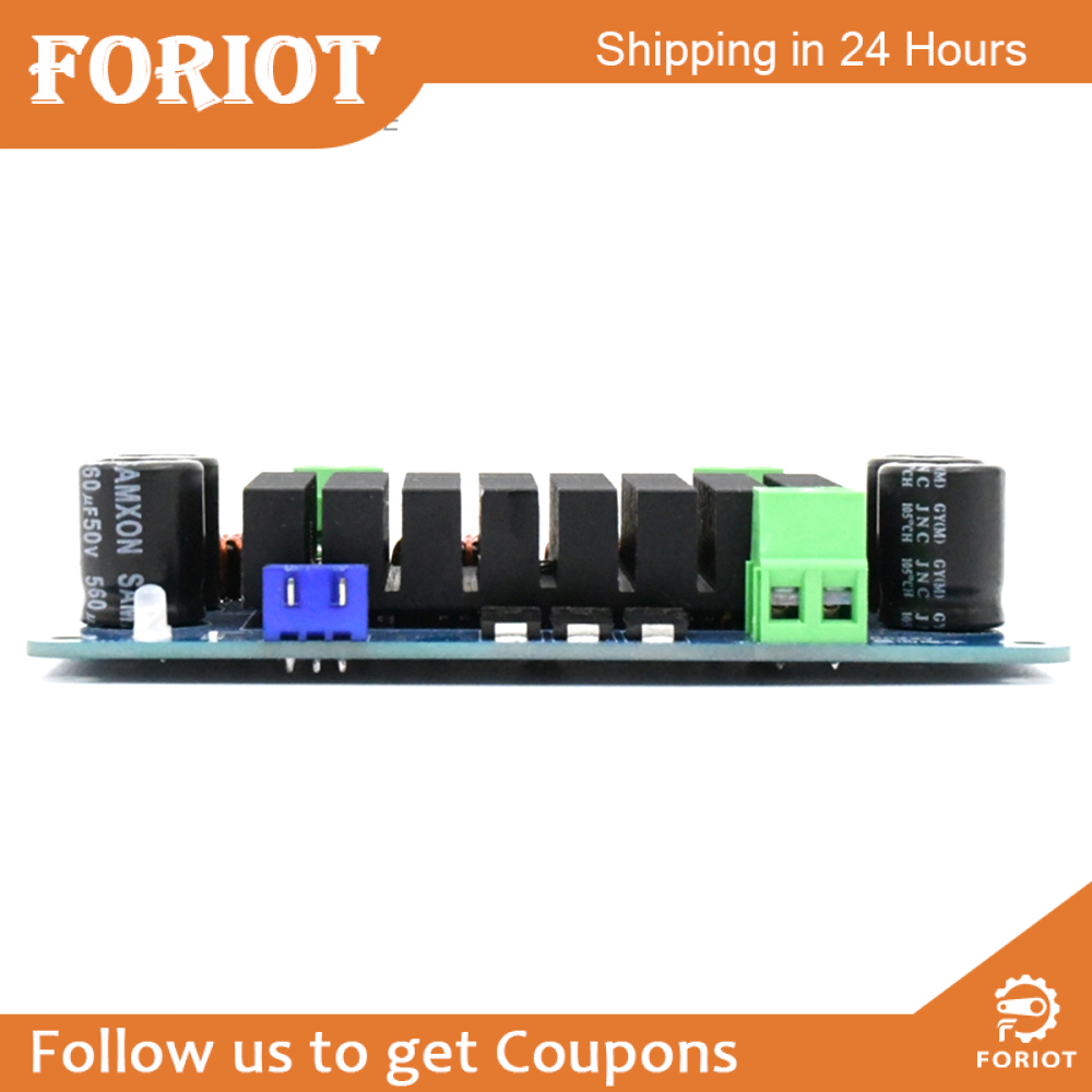 Foriot digital power amplifier board stereo stage audio module power amplifier output 24v 150wx2