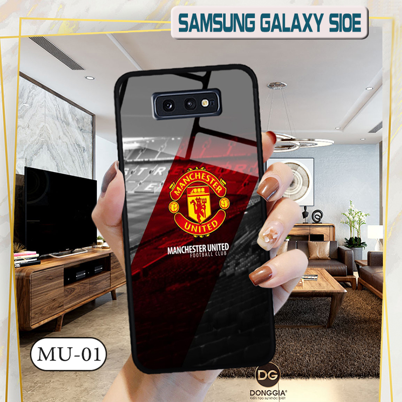 Ốp lưng kính 3D Samsung S10E hình đội bóng