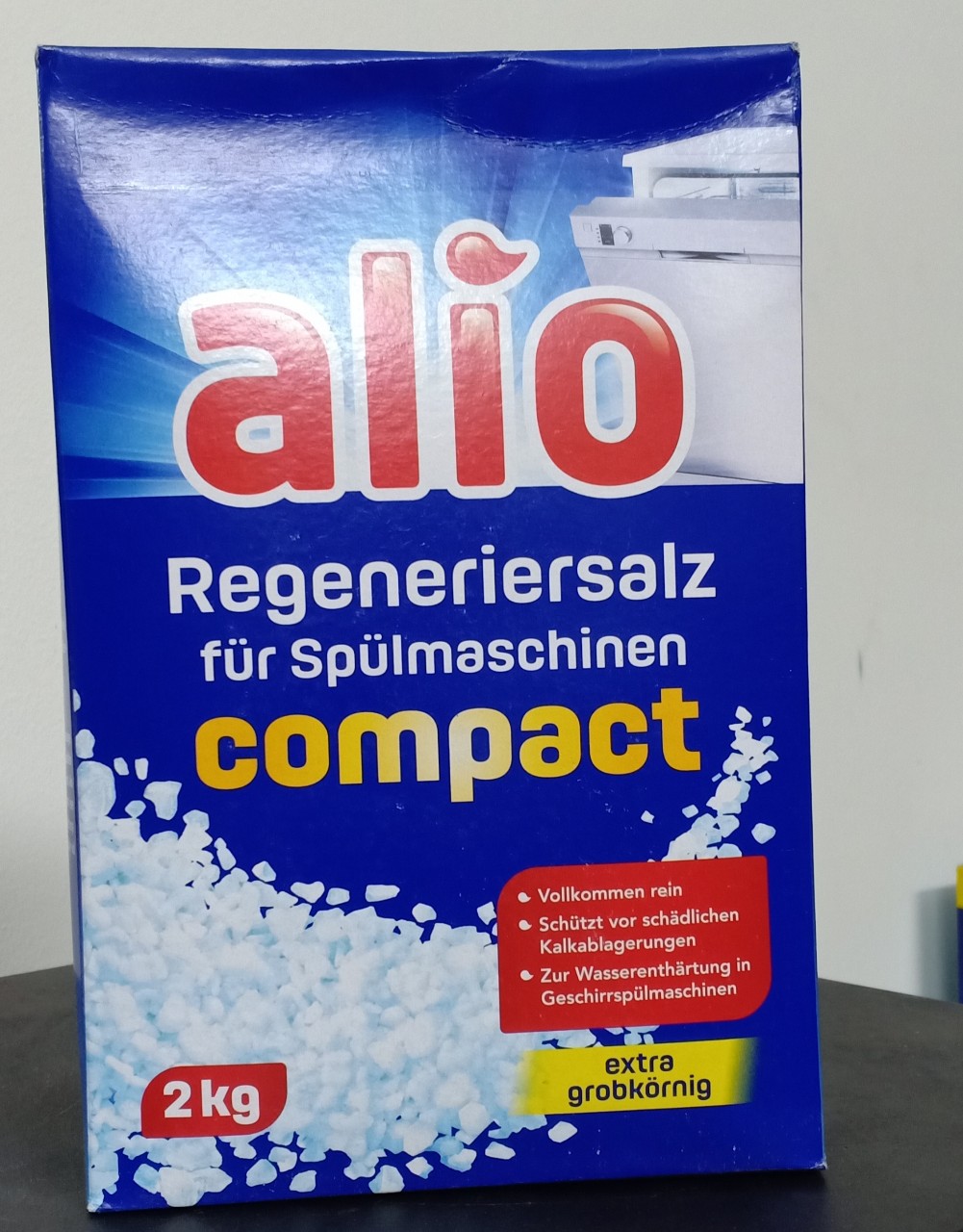 Muối rửa bát alio 2kg mẫu mới 2020