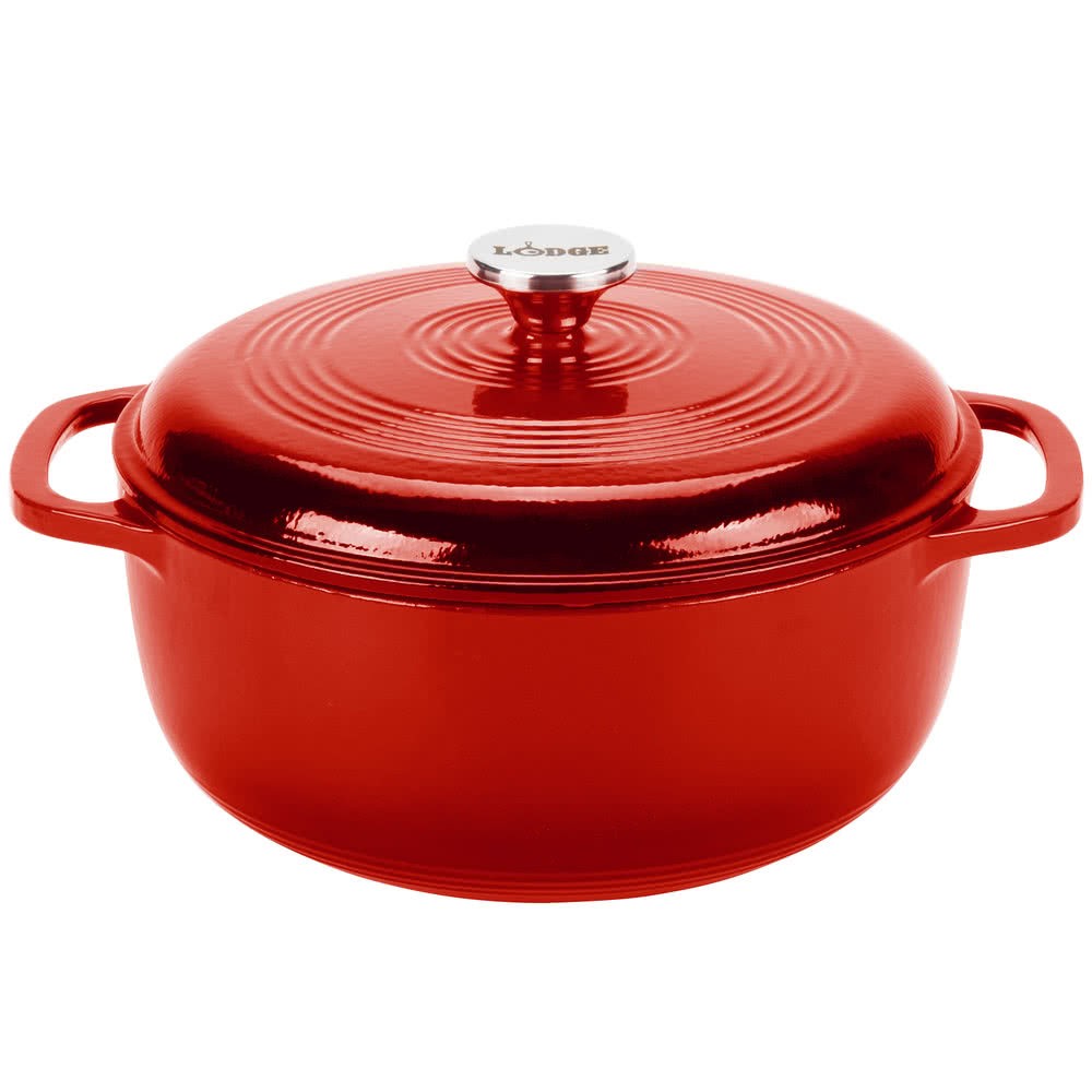 Lodge - Ceramic dutch oven - Red - 1.5L