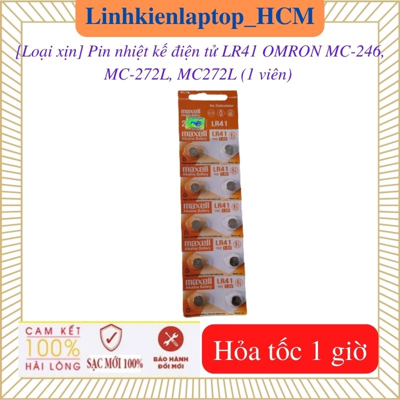 Pin điện tử lr41 dành cho nhiệt kế omron mc-246, mc-272l, mc272l ,lr41