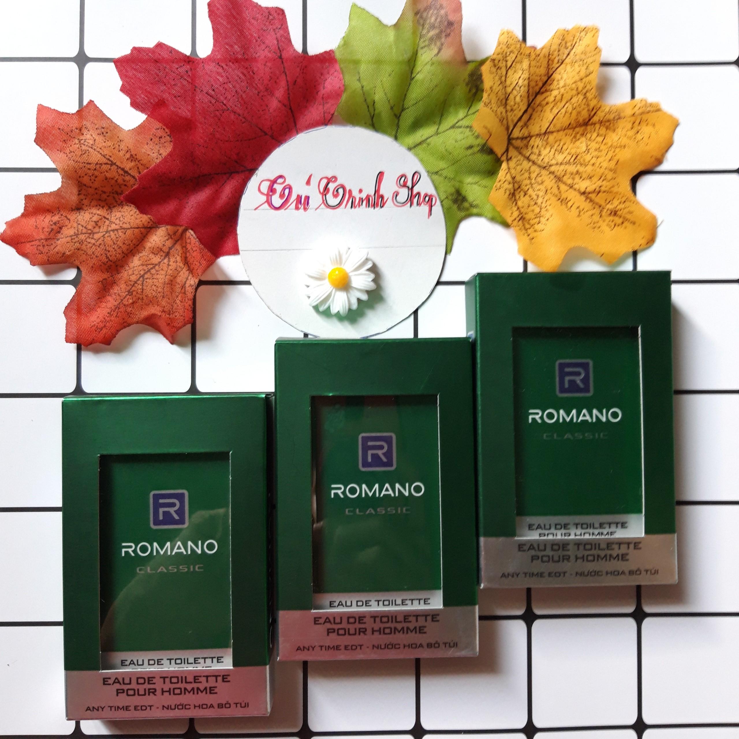 Nước Hoa Bỏ Túi Romano (18ml)-Màu Xanh Lá