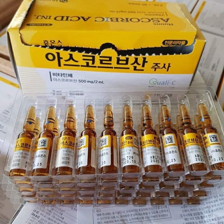 Tinh chất Vitamin C - Huons Ascorbic Acid dạng ống - SPA88