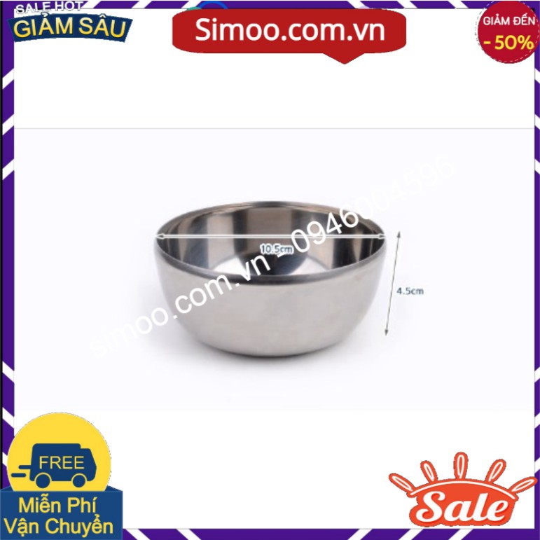 Bát Inox 1 Lớp Hàn Quốc