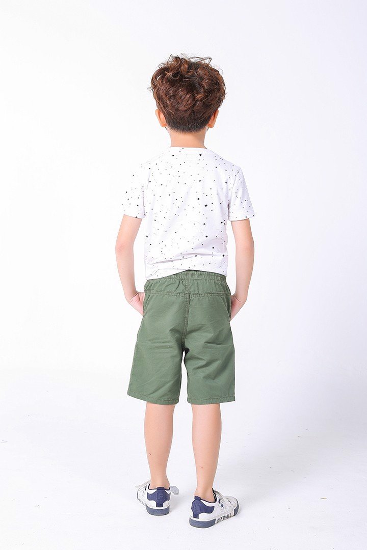 Quần short bé trai Twill Pull-on