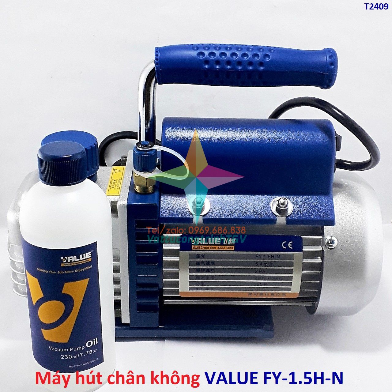 Máy hút chân không 5.4m3/h VALUE FY-1.5H-N