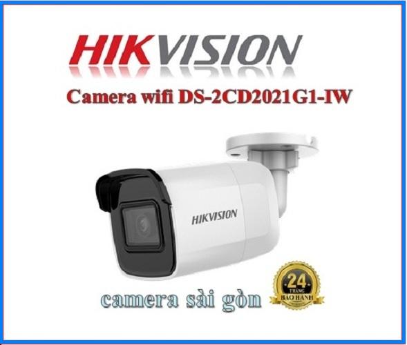 [HCM]Camera IP WIFI HIKVISION DS-2CD2021G1-IW 2.0MP+ nguồn