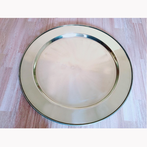mâm trơn 40cm chất liệu đồng nặng 1kg