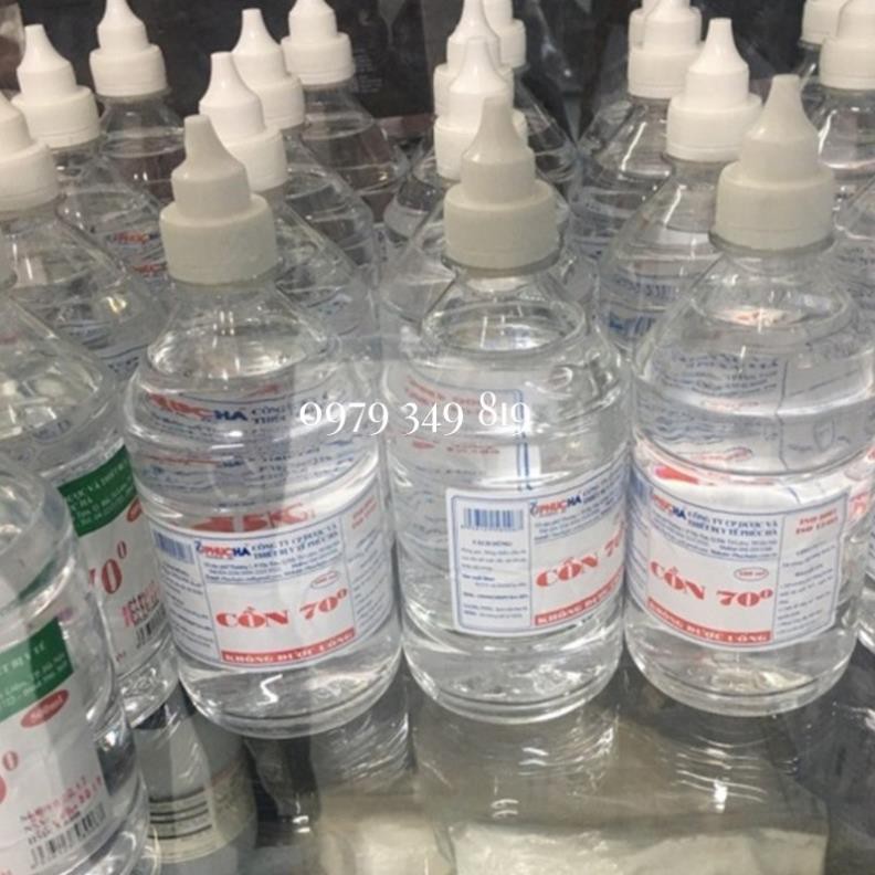 Cồn y tế 70 độ, cồn 90 độ dùng lau vết thương