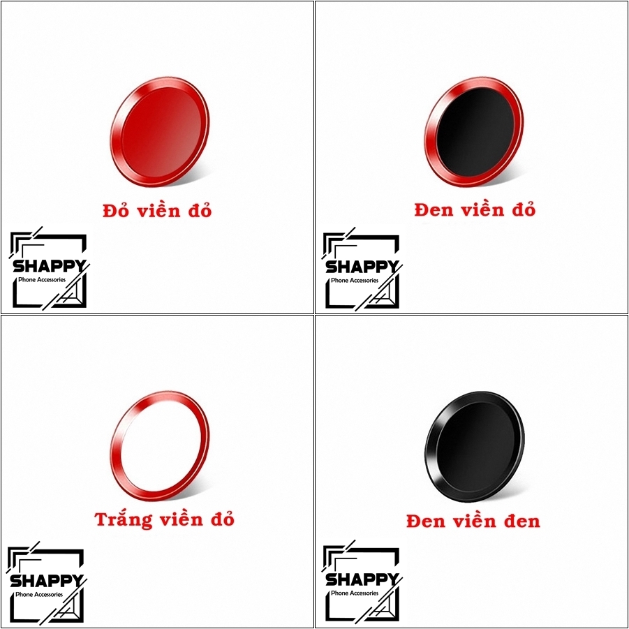 Miếng Dán Trang Trí Nút Home IPhone - Dán Đổi Màu Nút Home Cho IPhone [Shappy Shop]