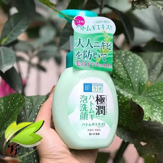 Sữa rửa mặt tạo bọt Hadalabo dạng vòi - Hàng nội địa Nhật Bản (màu xanh)