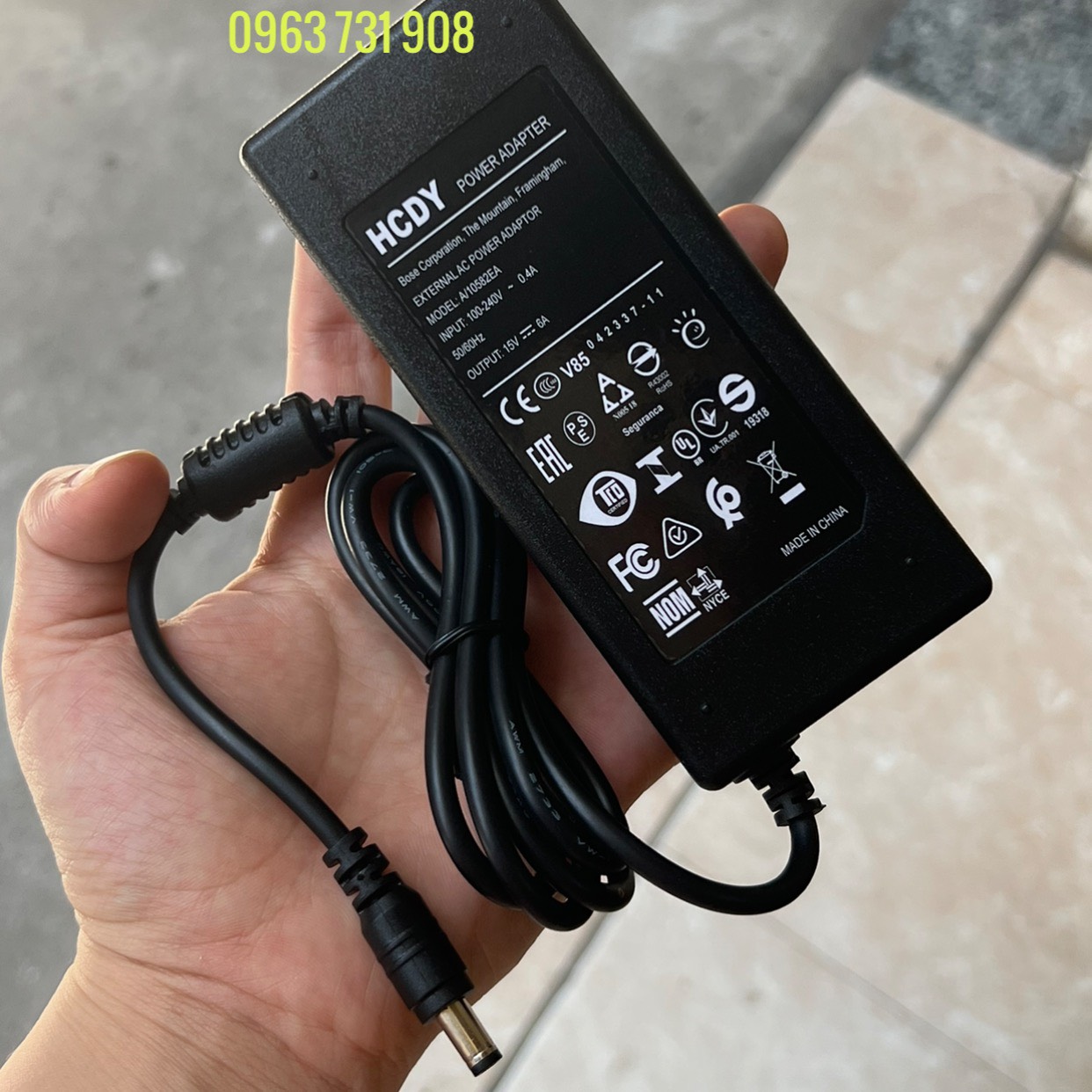 Sạc loa kéo 15v