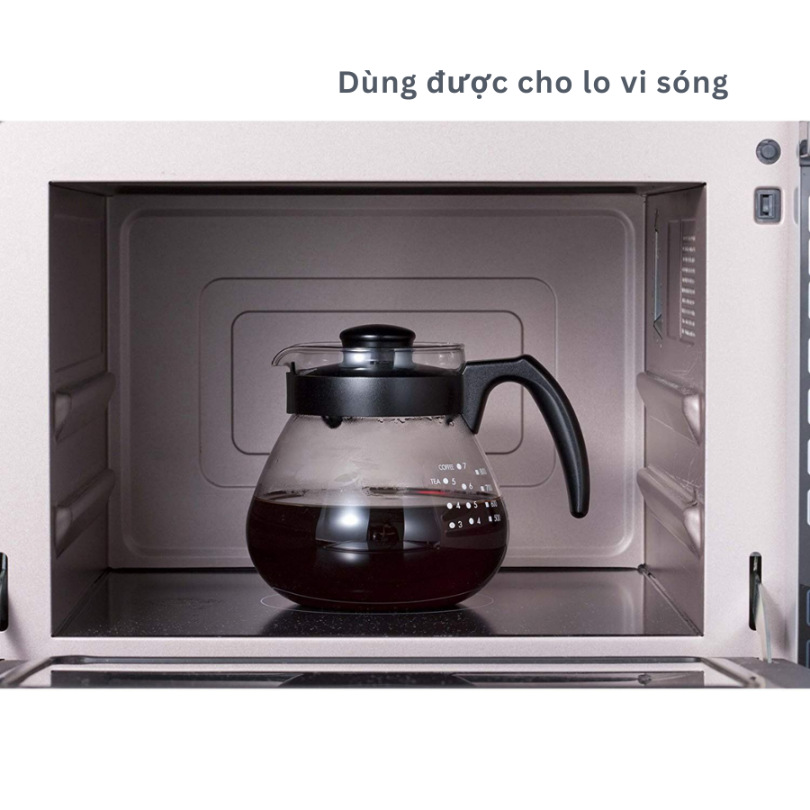 Bộ bình pha cà phê HARIO Teco 1L kèm phễu - "Teco" Dripper Set TCD-100B