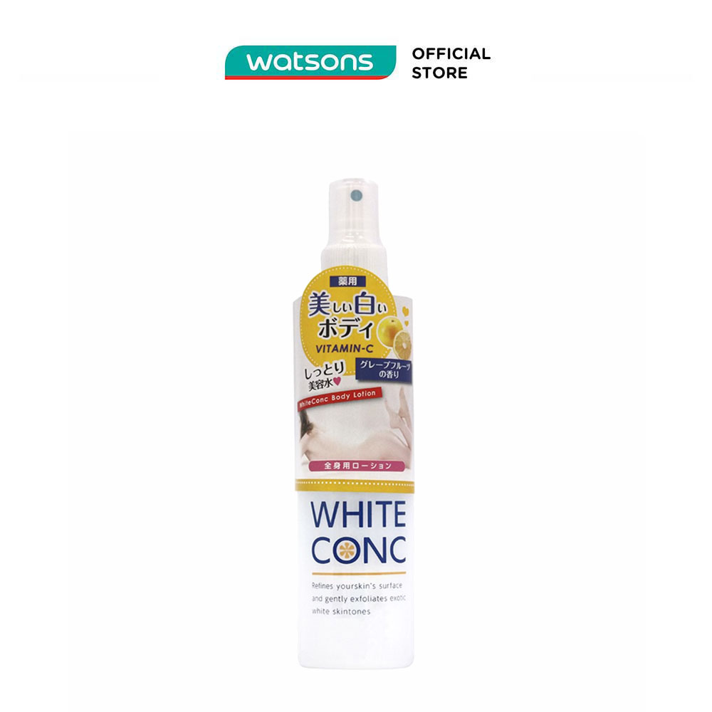 Xịt dưỡng thể white conc body lotion cii 245ml