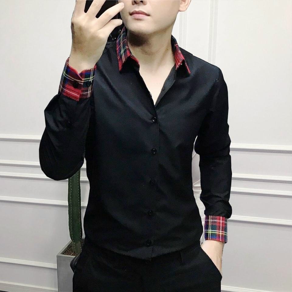 [HCM]Áo sơ mi nam kiểu dáng thời phong cách giới trẻ