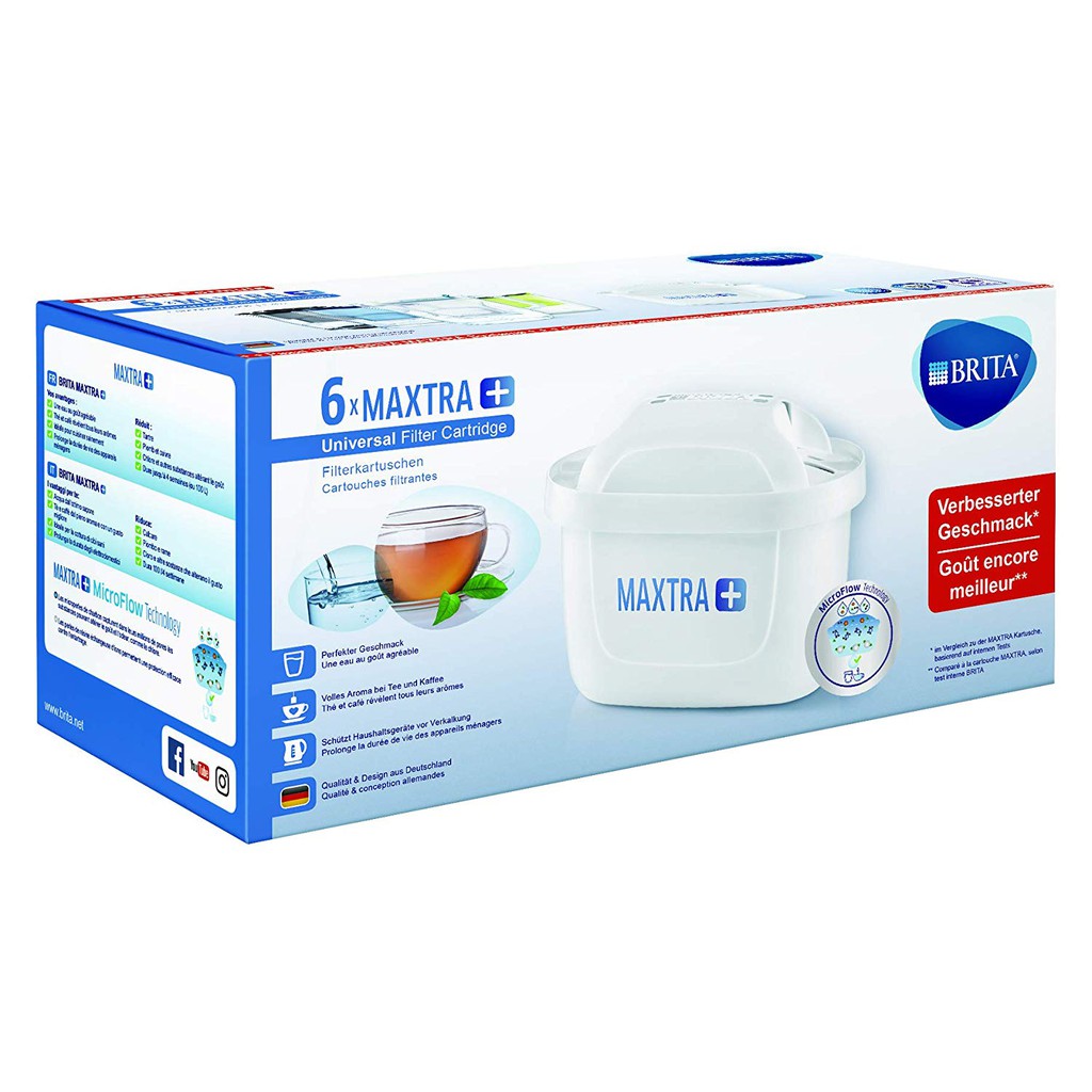 Lõi Lọc Bình Brita Maxtra Plus Filter Cartridge (6 Lõi)