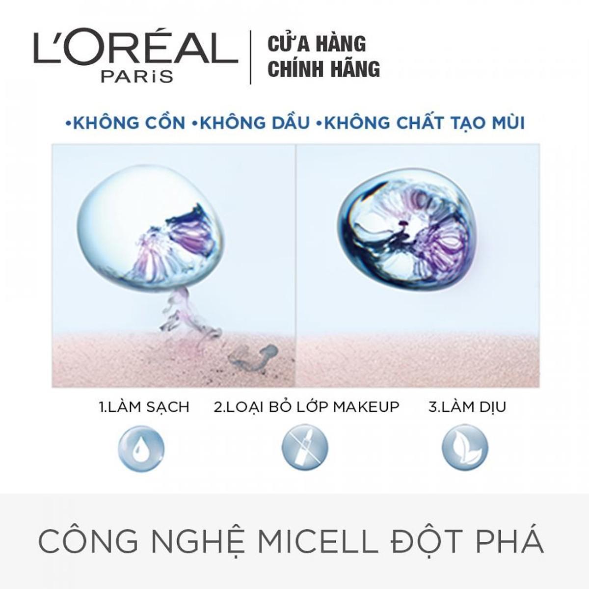 [HCM]Nước Tẩy Trang Tươi Mát LOreal Paris Micellar Water