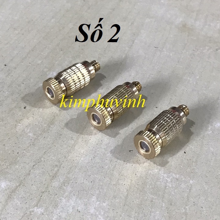 Béc phun sương số 1, số 2, số 3, số 4 - béc tưới lan