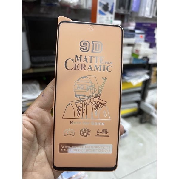 Cường lực dẻo nhám ,Cường lực Trong Nano Tecno Pova2