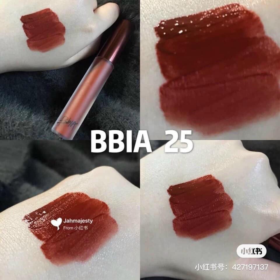 Son kem lì bbia last velvet lip tint hàn quốc