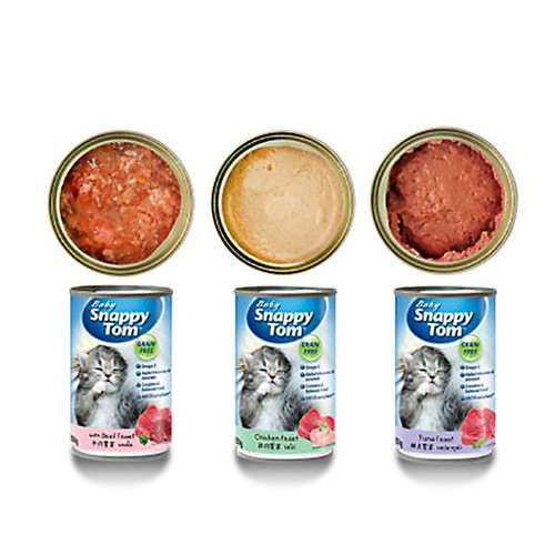 Pate mèo con Snappy Tom Baby lon 150g