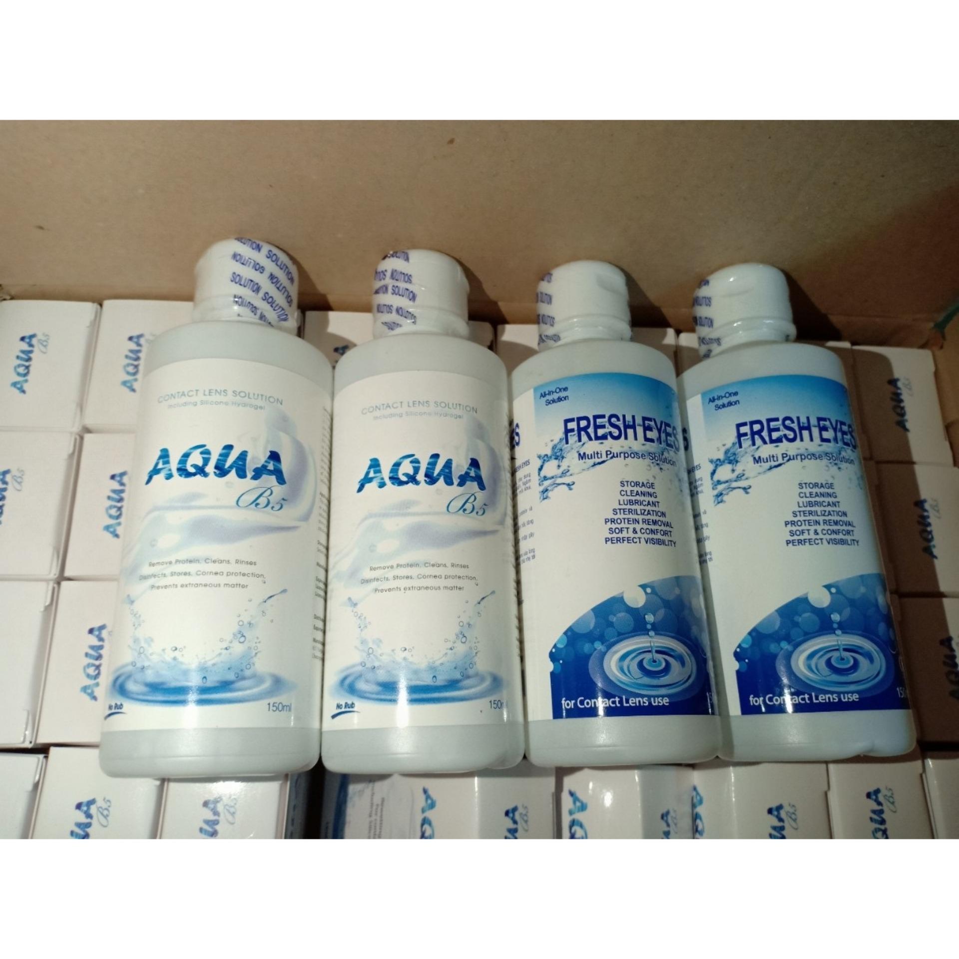 Contact lens solution FRESH EYES 150ml ( 2 bottles )
