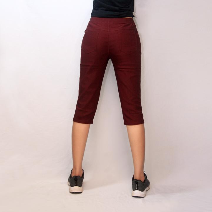 [HCM]Quần short lửng kaki nữ co giản cao cấp