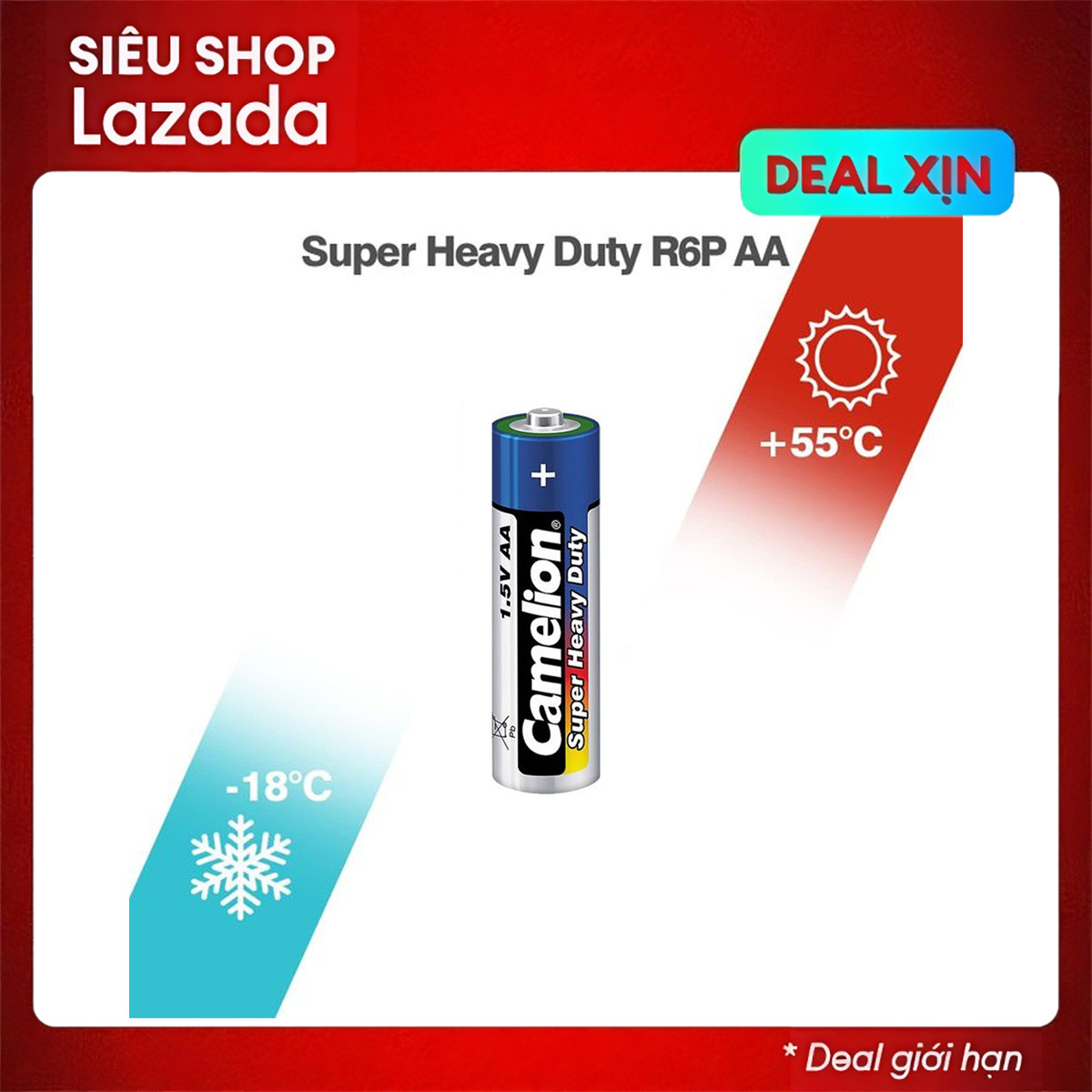 26 Pin Camelion AA R6P không sạc 1.5V
