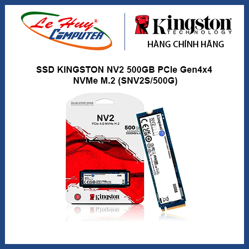 Ổ cứng ssd kingston nv2 500gb pcie gen4x4 nvme m.2
