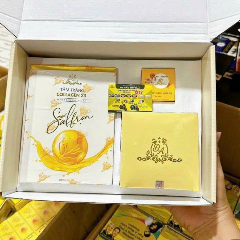 Combo dưỡng da body x3 collagen Đông Anh ( 3sp kèm phiếu cào )