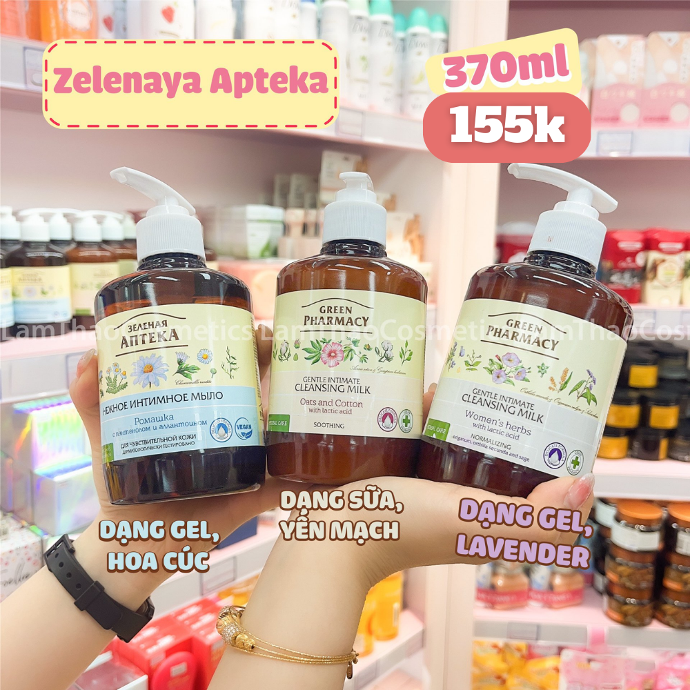 Dung Dịch Vệ Sinh Phụ Nữ Zelenaya Apteka 370ML