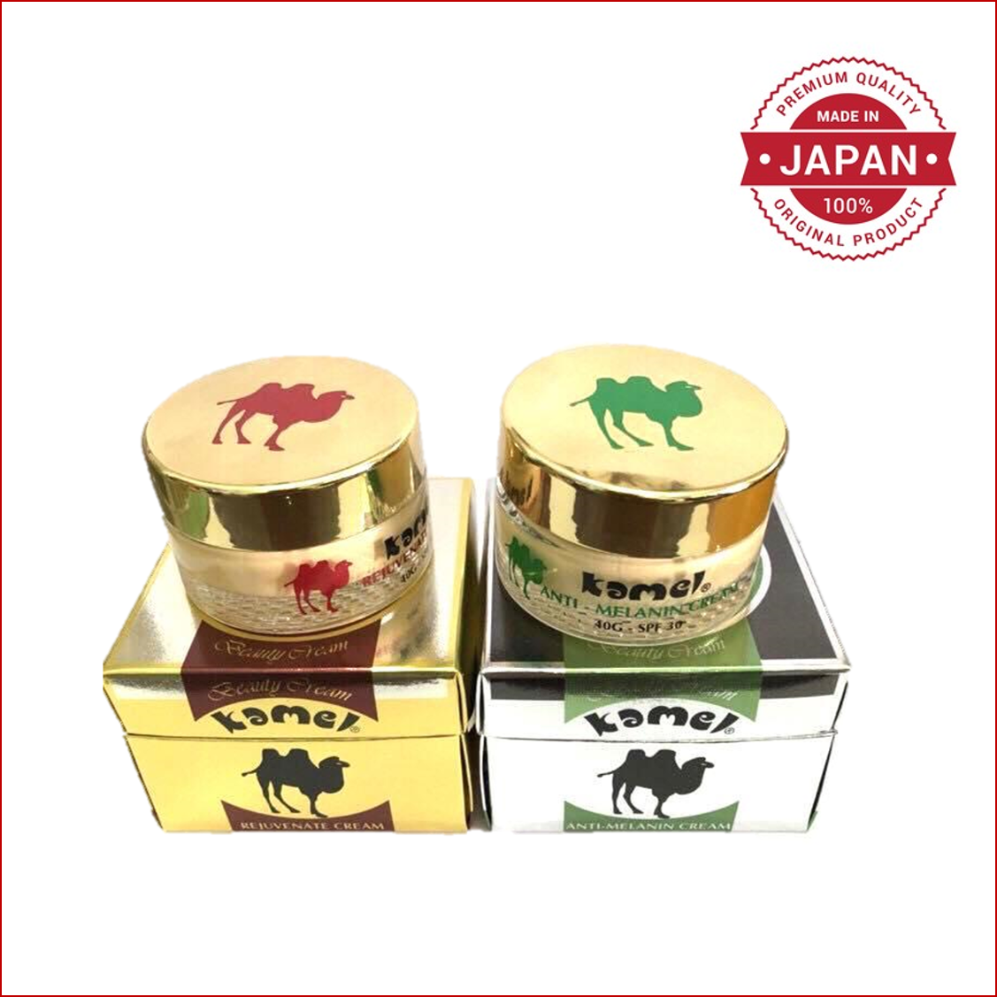 Kem Trẻ Hóa Da Kamel Rejuvenate Cream Nhật Bản Chính Hãng 40G SPF 30 Anti Melanin giảm nám Rejuvenate trẻ hóa