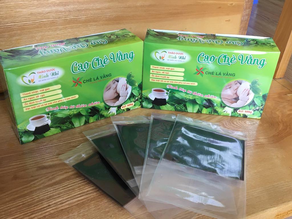 Cao chè vằng miếng hộp 500g 25 miếng