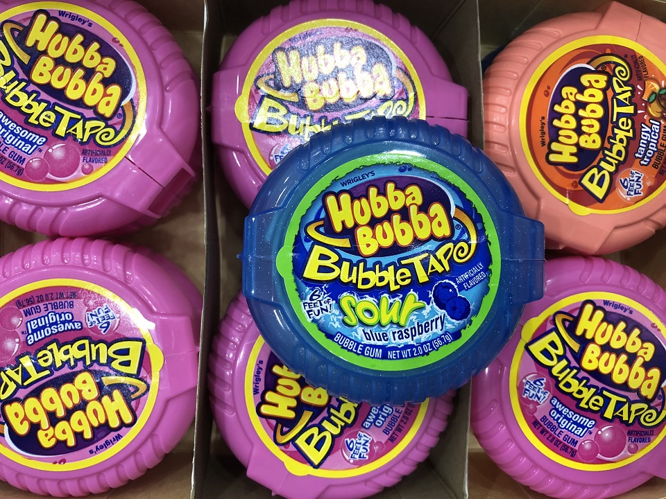 Kẹo hubba bubba của Mỹ