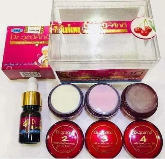 Bộ Kem Kit Sản Phẩm Chuyên Trị Nám Da, Sạm Da Của Bệnh Viện Yanhee Thái Lan ( 5 món đỏ ) chính hãng