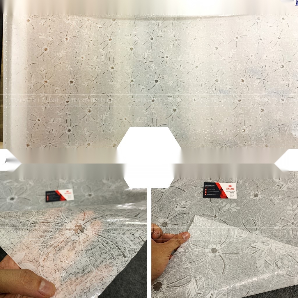 Giấy dán kính 3d cao cấp , decal dán kính dày hoa văn đẹp dán cửa sổ phòng ngủ phòng khách văn phòng 90cmx50cm