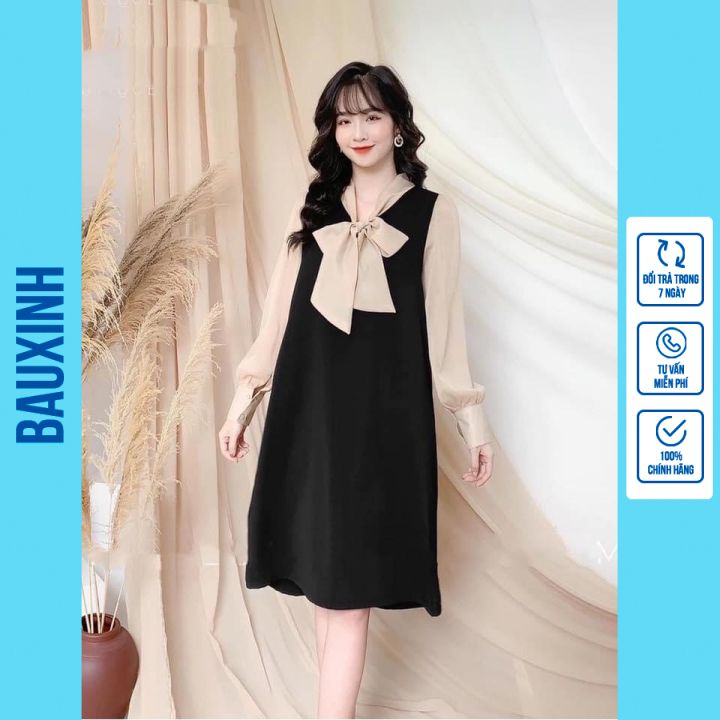 Váy Len Bầu Thu Đông Dáng Dài Wool Dress | Dày Dặn, Giữ Nhiệt Tốt – L'AMME