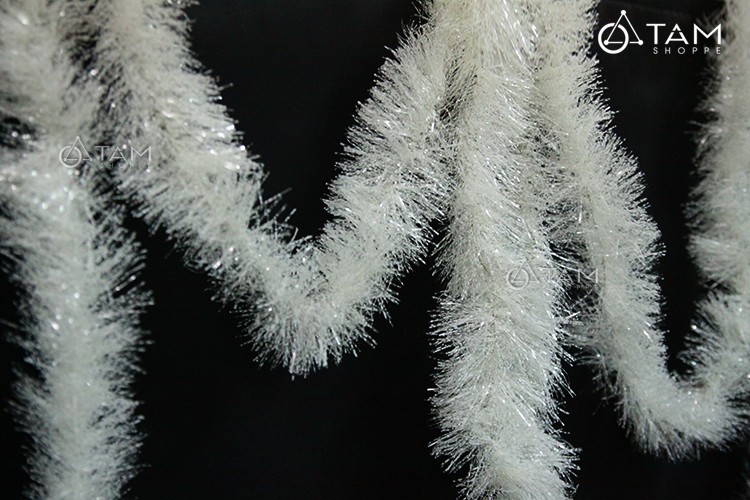 [HCM]Combo 2 Dây Kim Tuyến Noel Màu Trắng Tuyết - Daykimtuyentrang