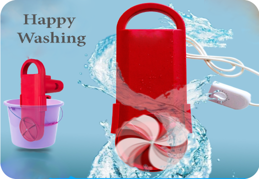 (BH 1 năm) Máy giặt mini tại xô Happy Washing HW-150WAC tiết kiệm điện cho sinh viên và em bé có hẹn giờ, tốc độ đảo 800 vòng/phút