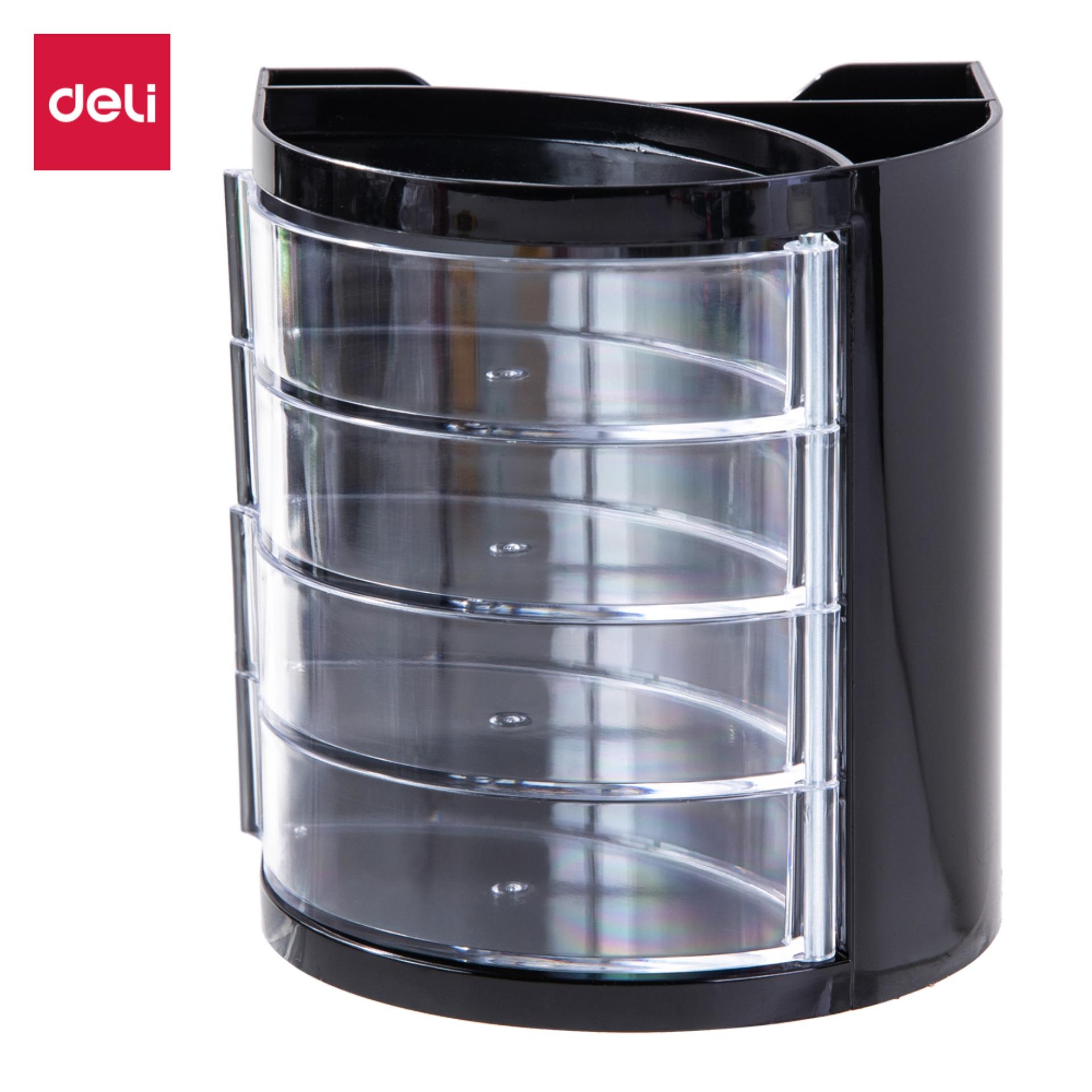 DELI Cốc cắm bút Đen 1 cái E9133