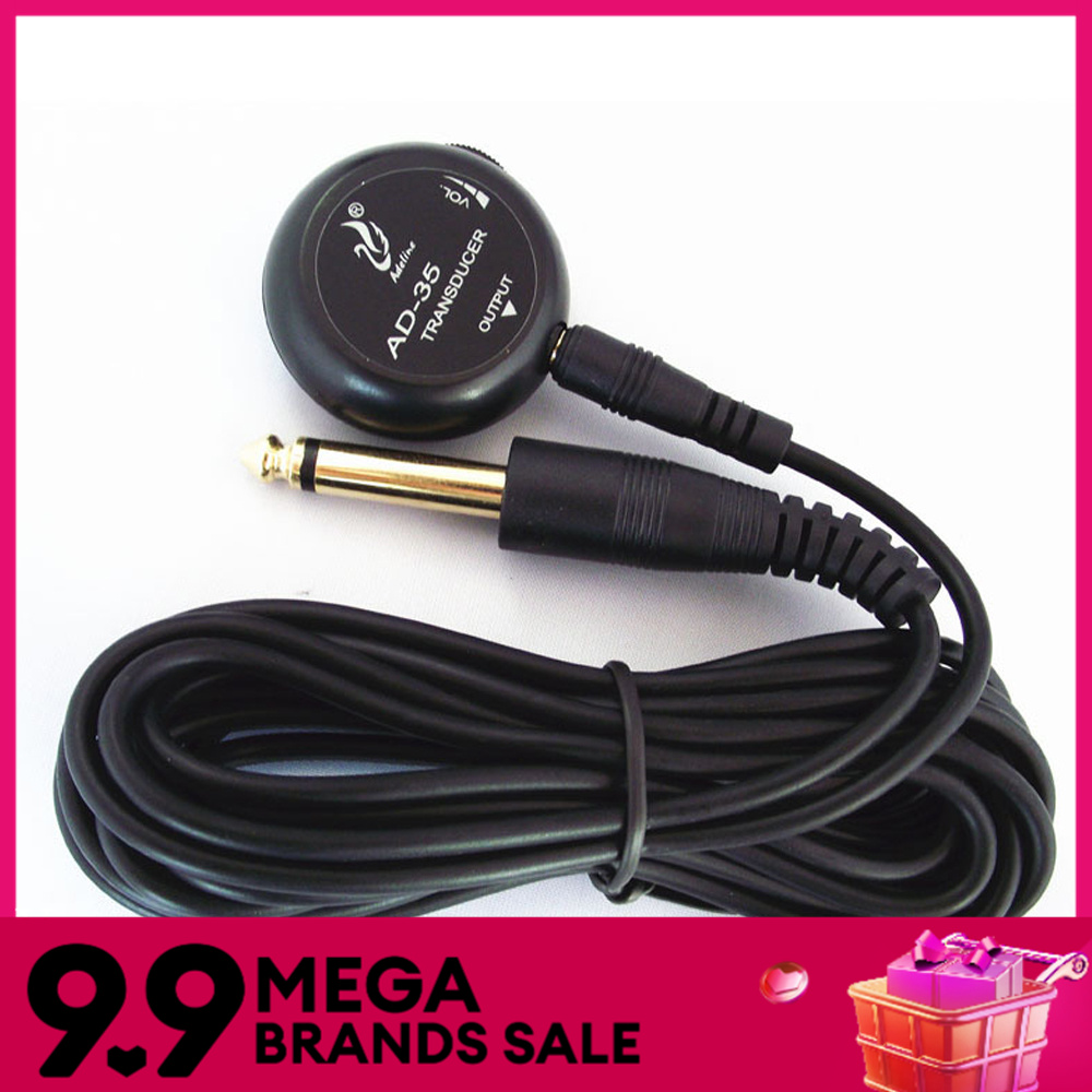 AD-35 Mini Sound Pick-up Piezo Amplifier Transducer Stick Piezo Pickup for Acoustic Guitar Ukulele Violin Cello Banjo