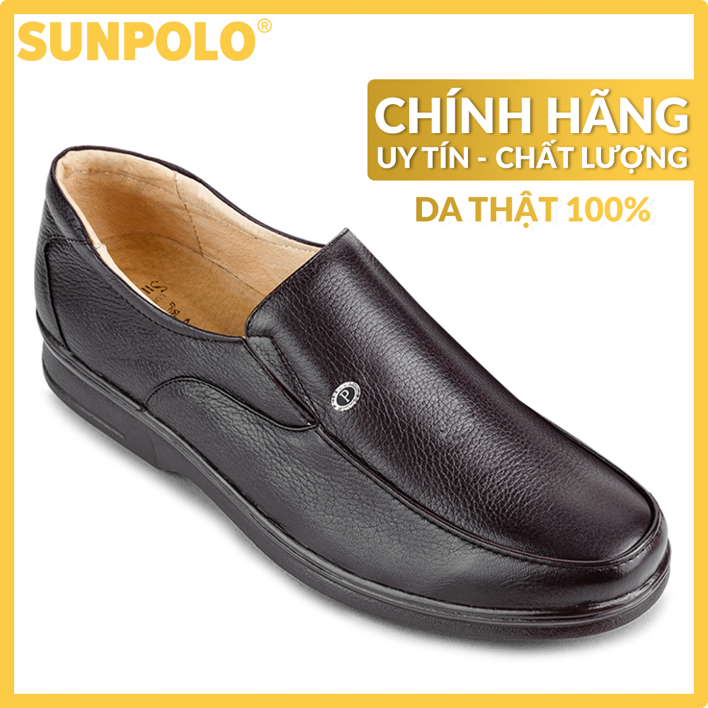 Giày tây nam da bò sunpolo s30t27ln