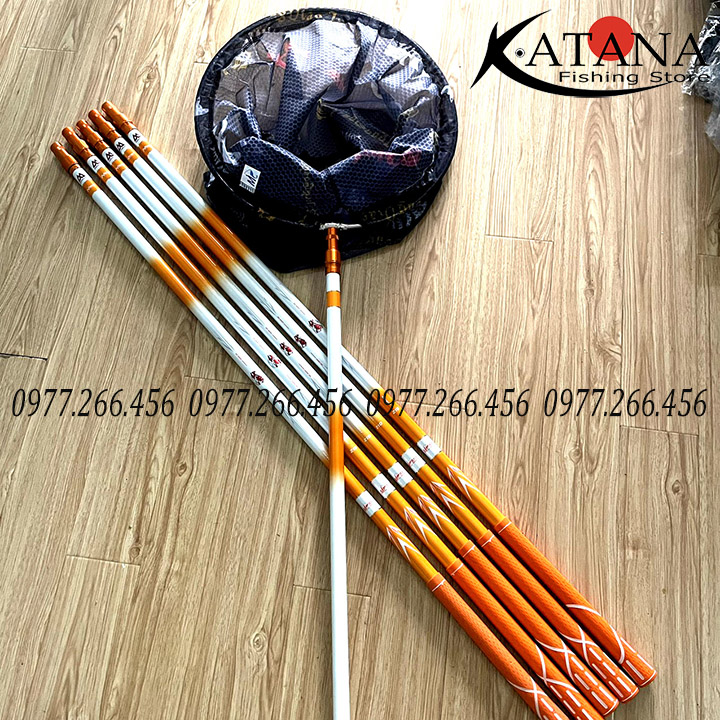 Vợt Cá Carbon MC 1m7, 2m1, 2m5, 2m7, 3m