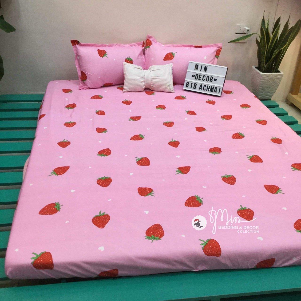 (FreeShip MAX) Set 3 Món Ga Gối ( 1 ga bọc, 2 áo gối nằm)