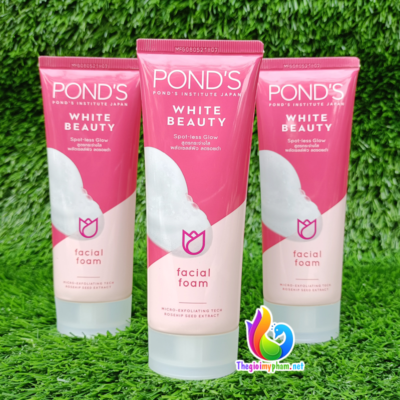 Sữa rửa mặt trắng hồng pond's white beauty 100g